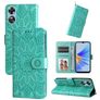 Mobigear Sunflower OPPO A17 Hoesje Bookcase Portemonnee - Groen