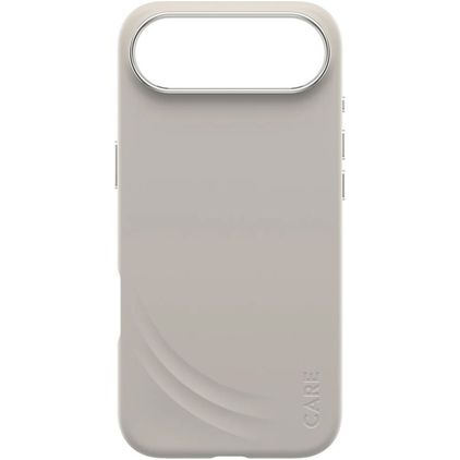 CARE by PanzerGlass Feature FLOW iPhone Air Siliconen MagSafe Hoesje Backcover Shockproof - Vanilla