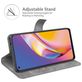 Mobigear Wallet OPPO A94 Hoesje Bookcase Portemonnee - Grijs
