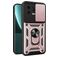 Mobigear Armor Ring Cam Slide Xiaomi 13 Hoesje Hardcase Backcover Shockproof met Ringhouder en Camera Slider - Roségoud