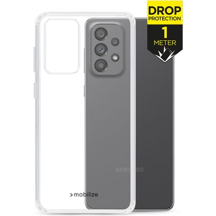 Mobilize Naked Protection Doorzichtig Samsung Galaxy A73 Hoesje Hardcase Backcover Shockproof - Transparant