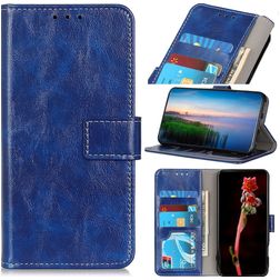 Mobigear Basic POCO F4 Hoesje Bookcase Portemonnee - Blauw