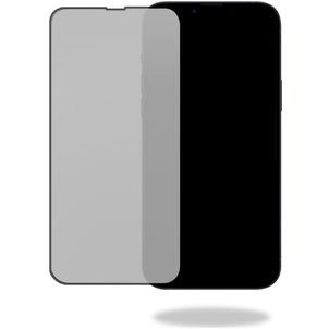 Mobilize iPhone 15 Pro Max Glazen Screenprotector Privacy - Case Friendly - Zwart