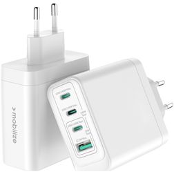Mobilize Wall Charger 4 USB Power Delivery 140W - Wit