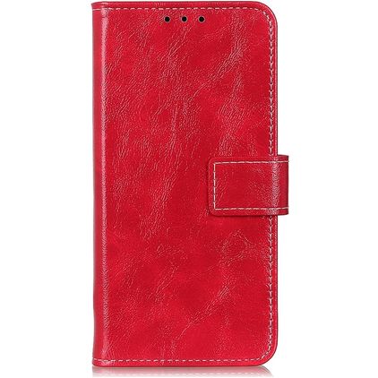 Mobigear Basic POCO F2 Pro Hoesje Bookcase Portemonnee - Rood
