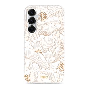MIO Samsung Galaxy S25 MagSafe Hoesje Hardcase Backcover - White Roses