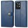 Mobigear Snap Button Realme GT2 Pro Hoesje Bookcase Portemonnee - Blauw
