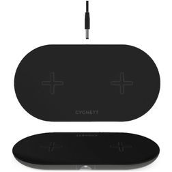 Cygnett TwoFold2 Draadloze lader Qi Wireless 1 Meter 20W - Zwart
