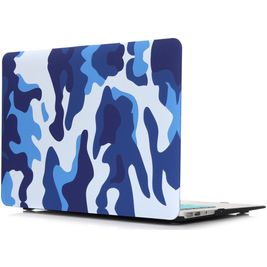 Mobigear Design MacBook Air 13 Inch (2010-2019) Hoes Hardshell Laptopcover MacBook Case - Sea Camauflage - Model A1369 / A1466