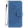Mobigear Flowers OPPO A54 5G Hoesje Bookcase Portemonnee - Blauw