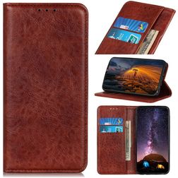 Mobigear Classic Elegance iPhone 13 Mini Hoesje Bookcase Portemonnee - Bruin