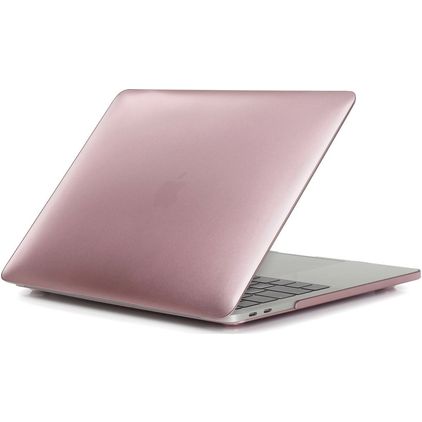 Mobigear Metallic MacBook Pro 16 Inch (2019-2020) Hoes Hardshell Laptopcover MacBook Case - Roségoud - Model A2141