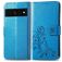 Mobigear Clover Google Pixel 7 Hoesje Bookcase Portemonnee - Blauw