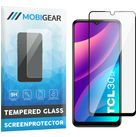 Mobigear Premium TCL 30 SE Glazen Screenprotector - Case Friendly - Zwart