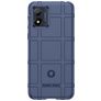 Mobigear Rugged Shield Motorola Moto E13 Hoesje Flexibel TPU Backcover Shockproof - Blauw