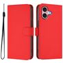 Mobigear Urban Wallet iPhone 16 Hoesje Bookcase Portemonnee - Rood