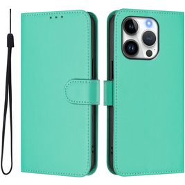 Mobigear Urban Wallet iPhone 16 Pro Hoesje Bookcase Portemonnee - Groen