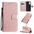 Mobigear Wallet Book Case Sunflower Rose Gold Samsung Galaxy S20
