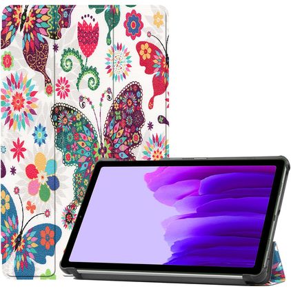 Mobigear Tri-Fold Samsung Galaxy Tab A7 Lite Hoes Bookcase - Vlinder