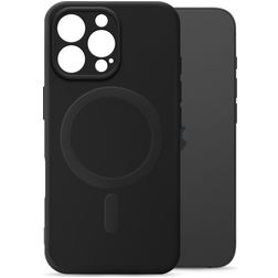 My Style Protective Flex iPhone 16 Pro MagSafe Hoesje Flexibel TPU Backcover - Zwart