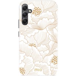 MIO Samsung Galaxy A34 MagSafe Hoesje Hardcase Backcover - White Roses