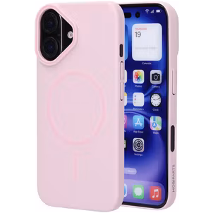 Mobiparts Slim Line iPhone 16 MagSafe Hoesje Hardcase Backcover - Blush Pink