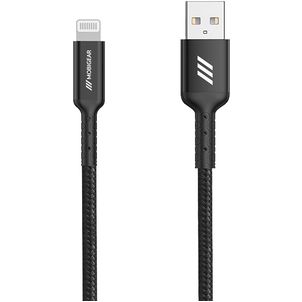 Mobigear Essentials Dual USB / USB-C Autolader Apple Lightning 1 Meter Power Delivery 48W - Zwart