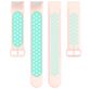 Mobigear Sport Plus Buckle Siliconen Fitbit Charge 4 Bandje Gespsluiting - Roze / Groen