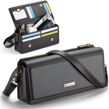 Caseme ME30 Crossbody Telefoontasje - Large - Zwart