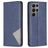 Mobigear Rhombus Slim Samsung Galaxy S24 Ultra Hoesje Bookcase - Blauw