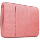Mobigear Denim Zipper Laptop Sleeve 13 - 14 inch Laptop hoes - Magenta