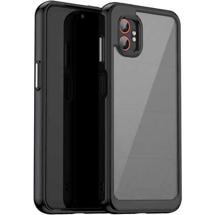 Mobigear Crystal Samsung Galaxy Xcover 7 Pro Hoesje Hardcase Backcover - Zwart