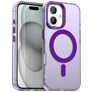 Mobigear Shockproof iPhone 18 MagSafe Hoesje Hardcase Backcover - Paars