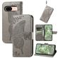 Mobigear Butterfly Google Pixel 8a Hoesje Bookcase Portemonnee - Grijs