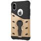 Mobigear Grip Stand iPhone XS Hoesje Hardcase Backcover Shockproof met Standaard - Goud