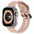 Mobigear Ripple Siliconen Apple Watch Bandje Gespsluiting - 49/46/45/44 mm - Roze