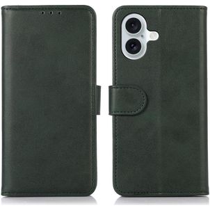 Mobigear Wallet iPhone 17 Hoesje Bookcase Portemonnee - Groen