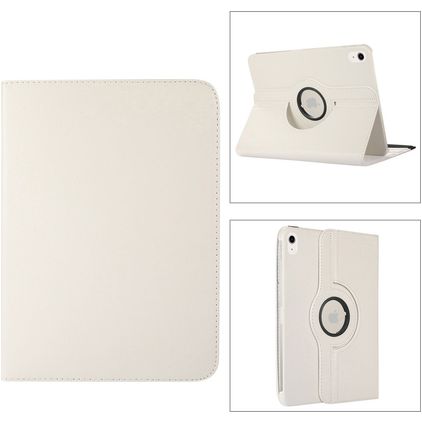 Mobigear DuoStand iPad 11 (2025) Hoes Draaibare Bookcase - Wit