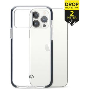 Mobilize Shatterproof iPhone 13 Pro Max Hoesje Hardcase Backcover Shockproof - Transparant / Zwart