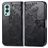 Mobigear Butterfly OnePlus Nord 2 Hoesje Bookcase Portemonnee - Zwart