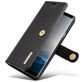 Mobigear Snap Button Samsung Galaxy Note 9 Hoesje Uitneembare 2in1 Bookcase Portemonnee - Zwart