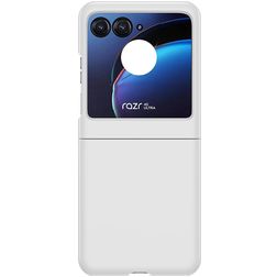 Mobigear Colors Motorola Razr 40 Ultra Hoesje Hardcase Backcover - Wit