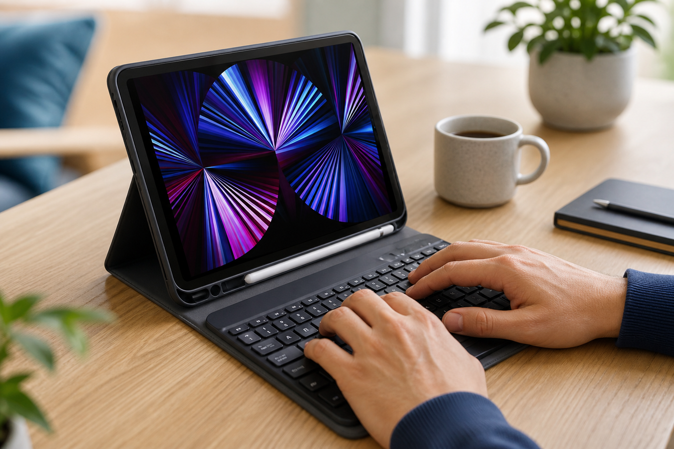 Maak van je tablet een laptop met een toetsenbordhoes