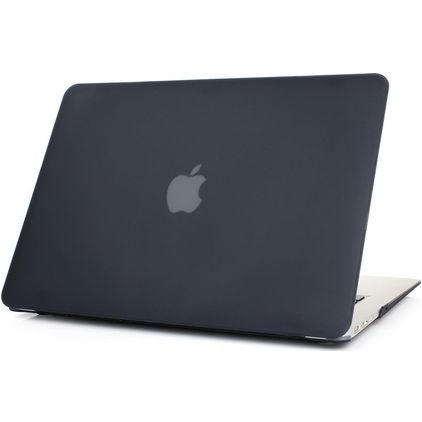 Mobigear Matte MacBook Air 13 Inch (2010-2019) Hoes Hardshell Laptopcover MacBook Case - Zwart - Model A1369 / A1466
