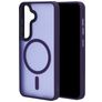 Mobiparts Hardcover Samsung Galaxy S25 MagSafe Hoesje Hardcase Backcover - Satin Purple