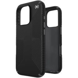 Speck Presidio2 Grip iPhone 16 Pro Hoesje Hardcase Backcover Shockproof - Zwart
