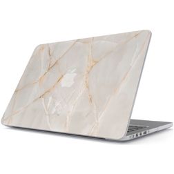 Burga Hardshell MacBook Air 13 Inch (2018-2020) Hoes Hardshell Laptopcover MacBook Case - Vanilla Sand - Model A1932 / A2179 / A2337