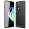Mobigear Brushed Slim Motorola Edge 20 Hoesje Flexibel TPU Backcover - Zwart