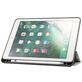 Mobigear Tri-Fold Marble iPad 6 (2018) Hoes Bookcase + Stylus Houder - Wit