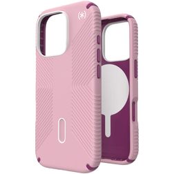 Speck Presidio2 Grip iPhone 16 Pro MagSafe Hoesje Hardcase Backcover Shockproof - Roze